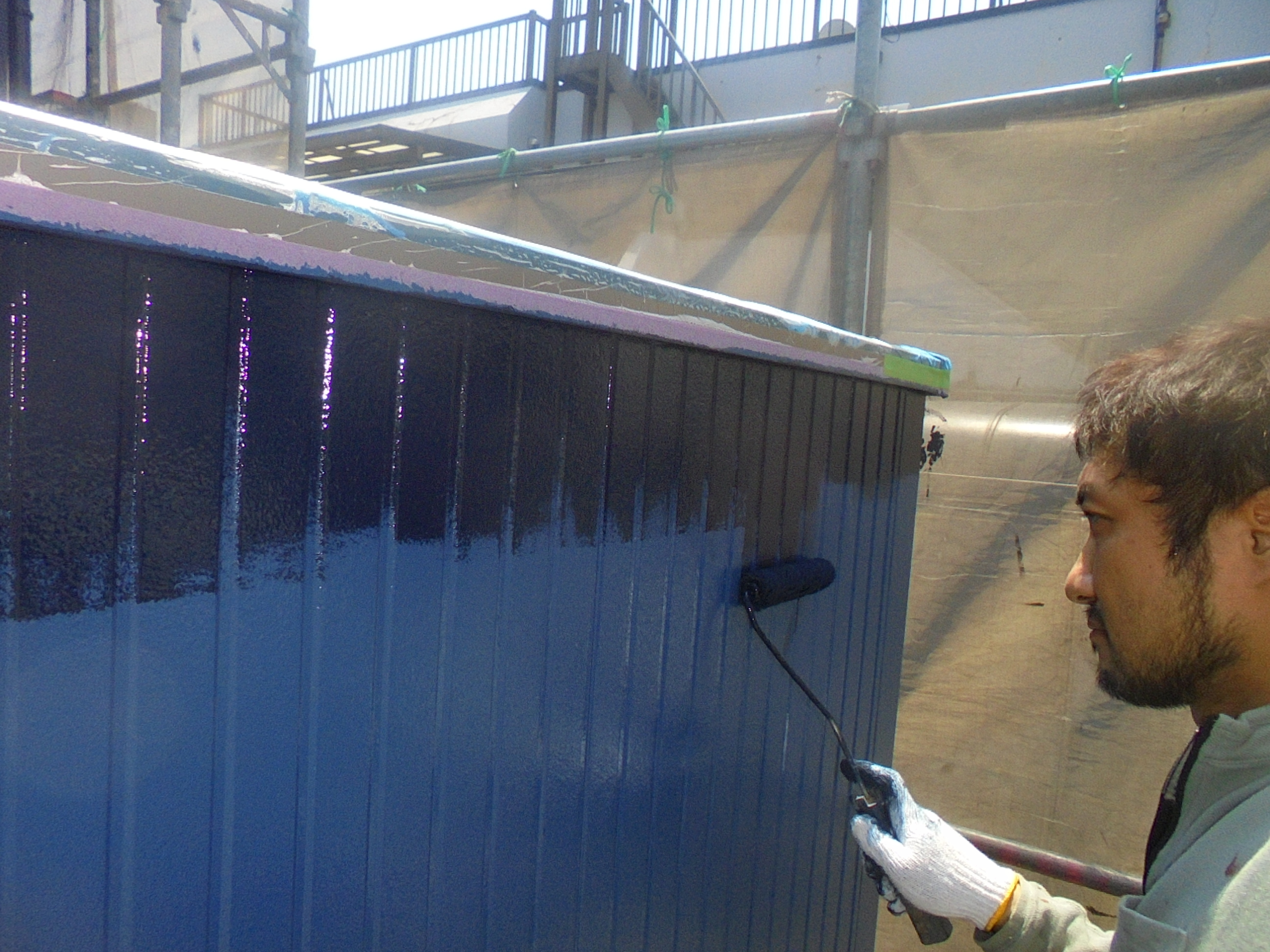 外壁セラMシリコンⅢ上塗り (14)