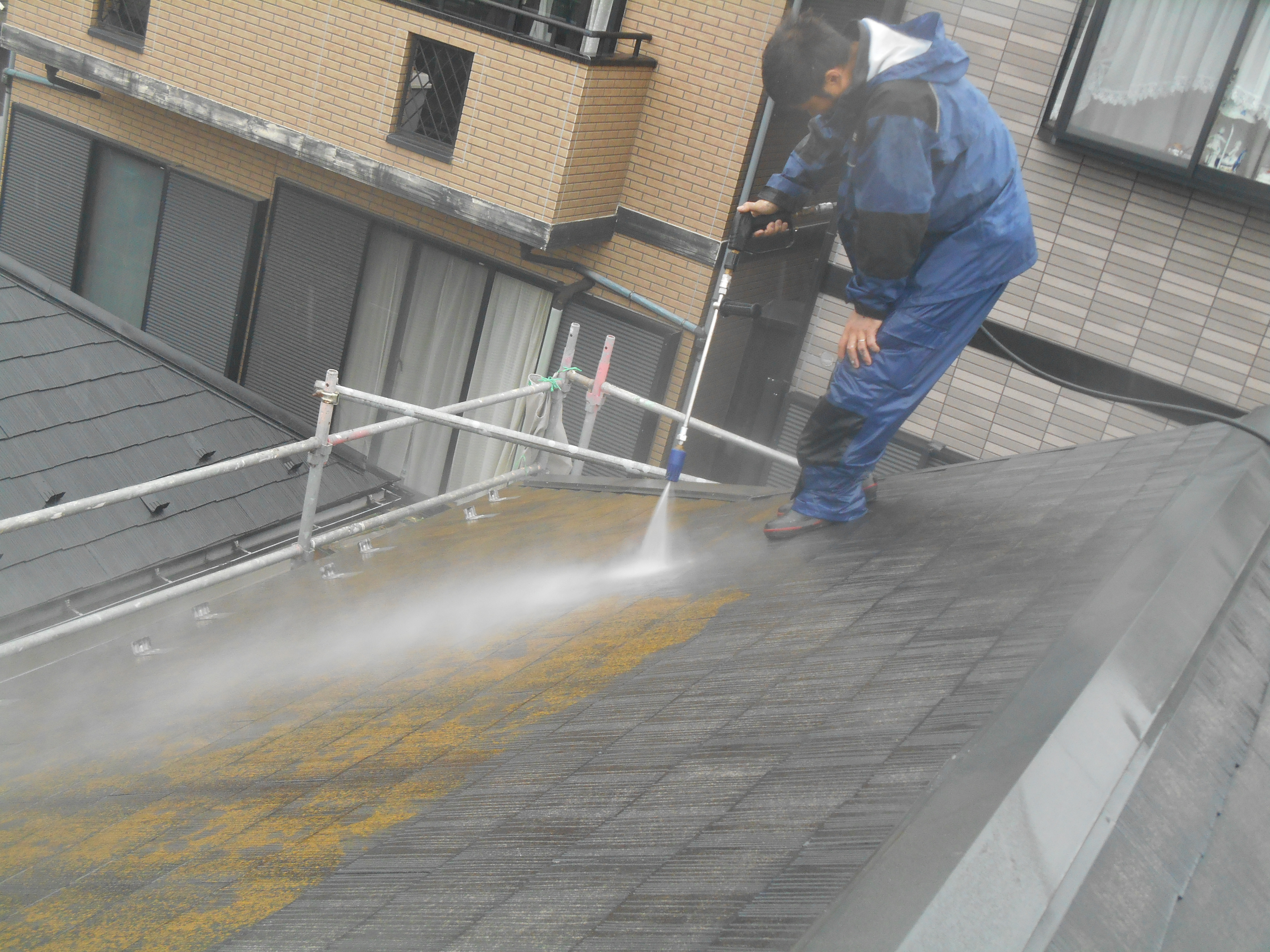 屋根高圧洗浄 (21)