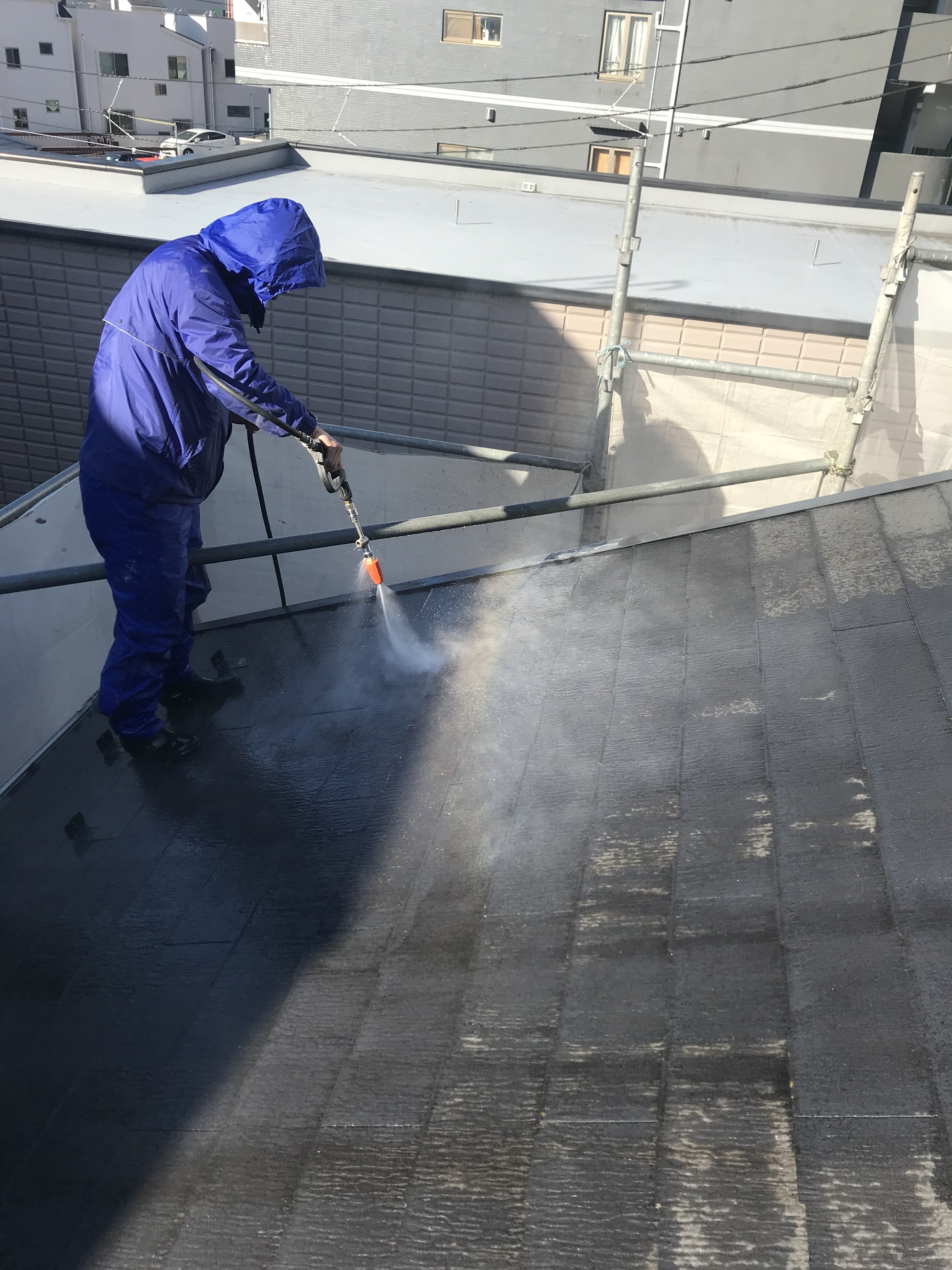 各部高圧洗浄 (2)