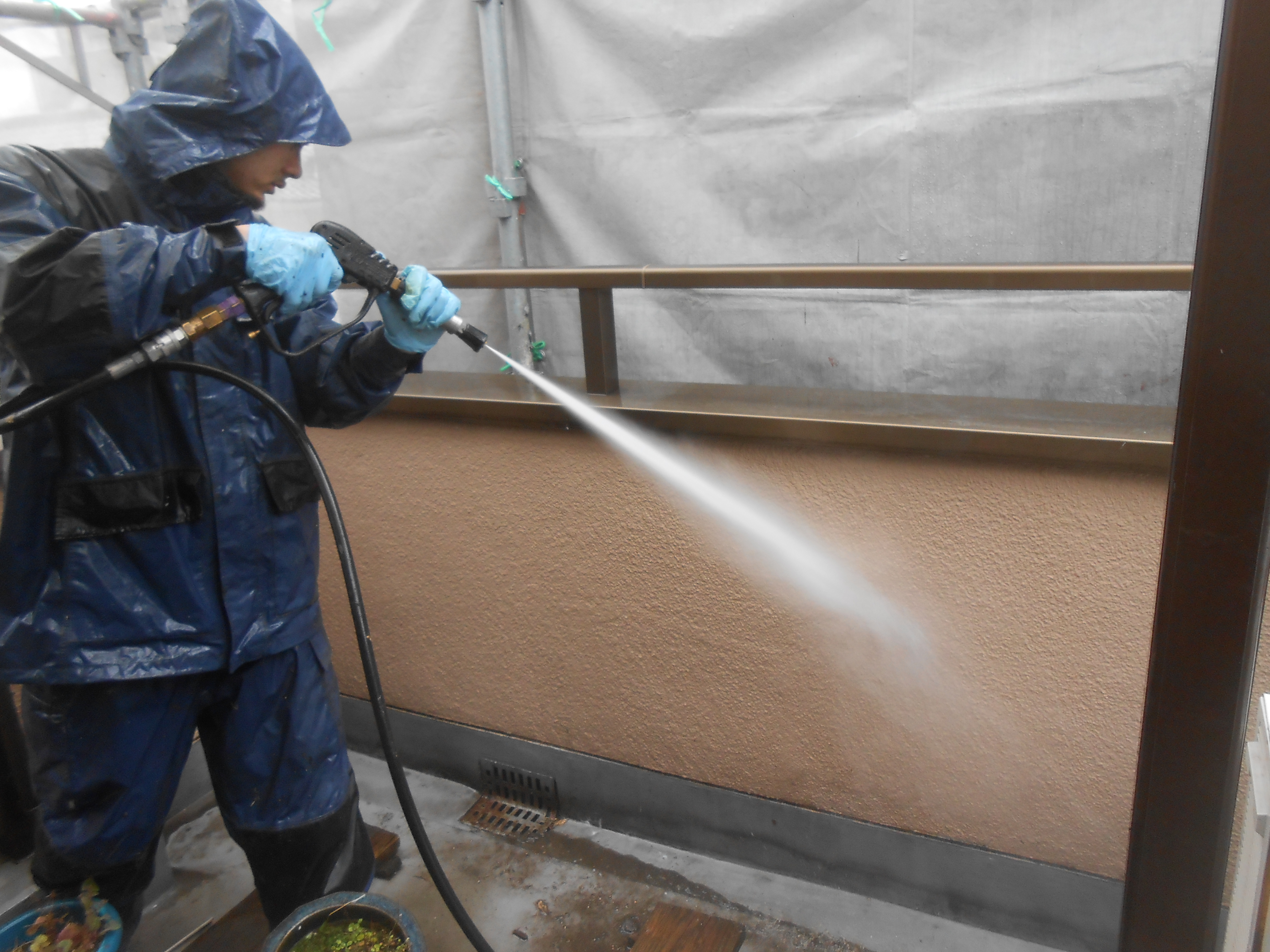 外壁高圧洗浄 (8)