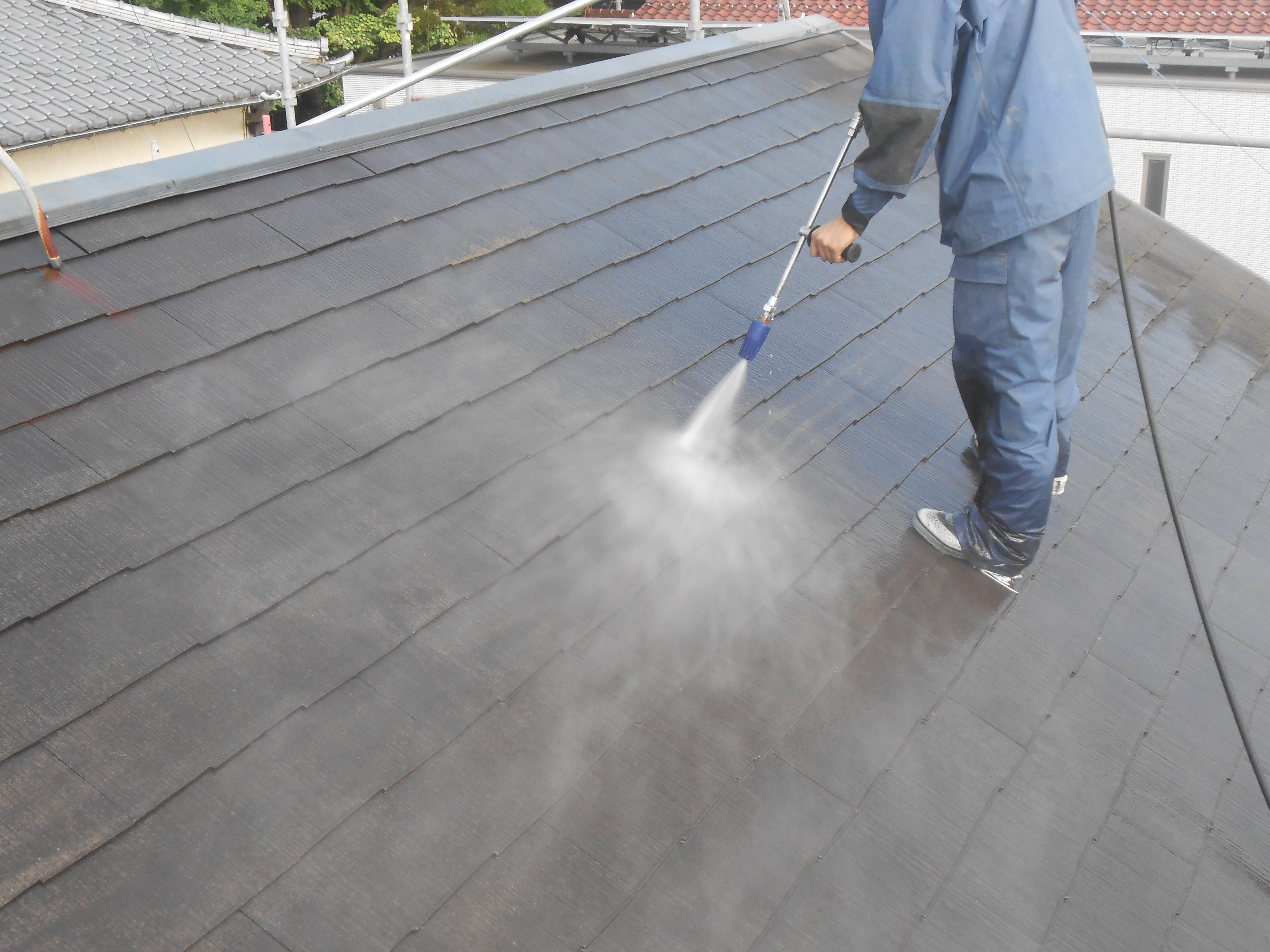 屋根高圧洗浄 (16)