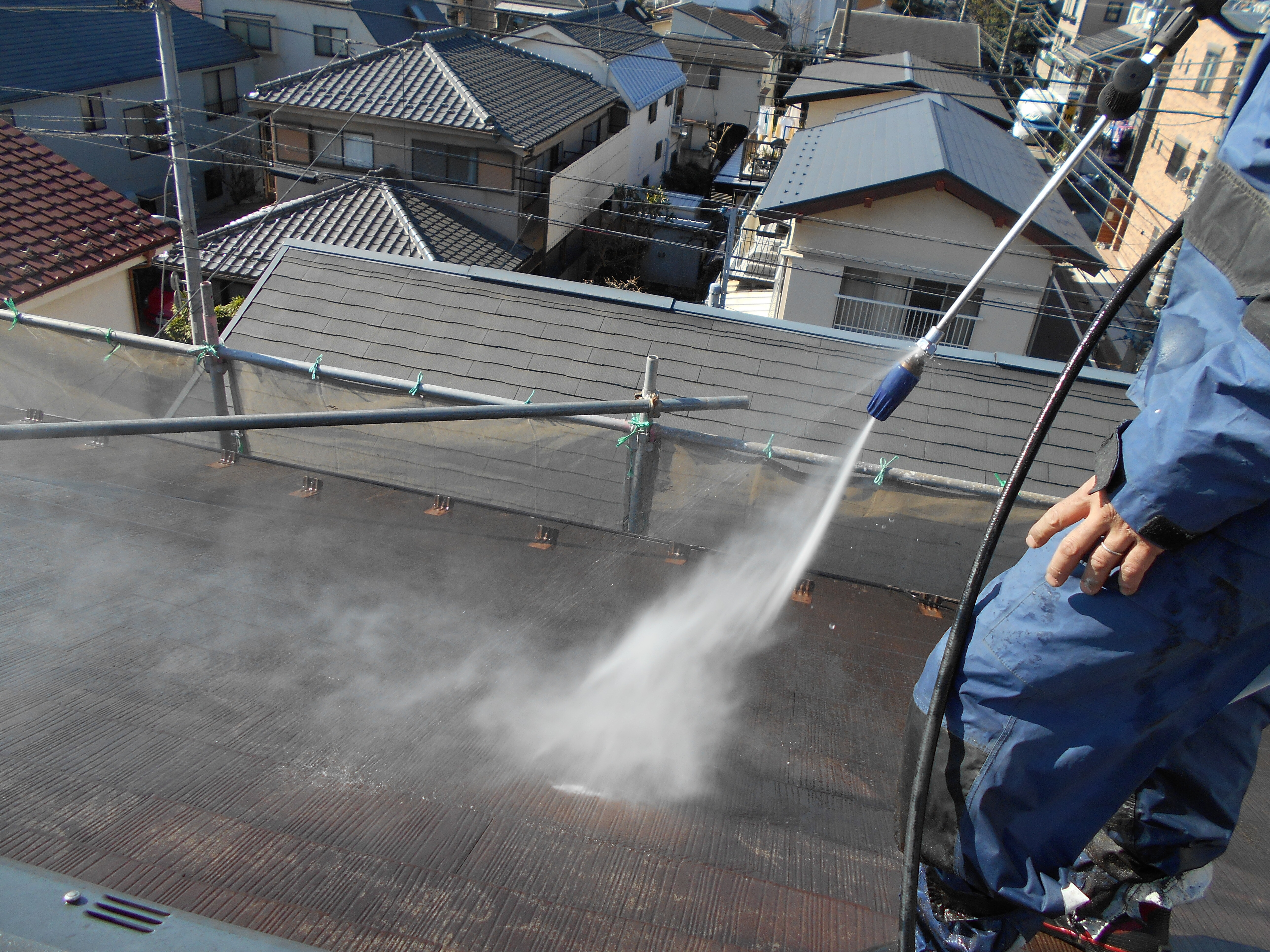 屋根トルネード高圧洗浄 (9)