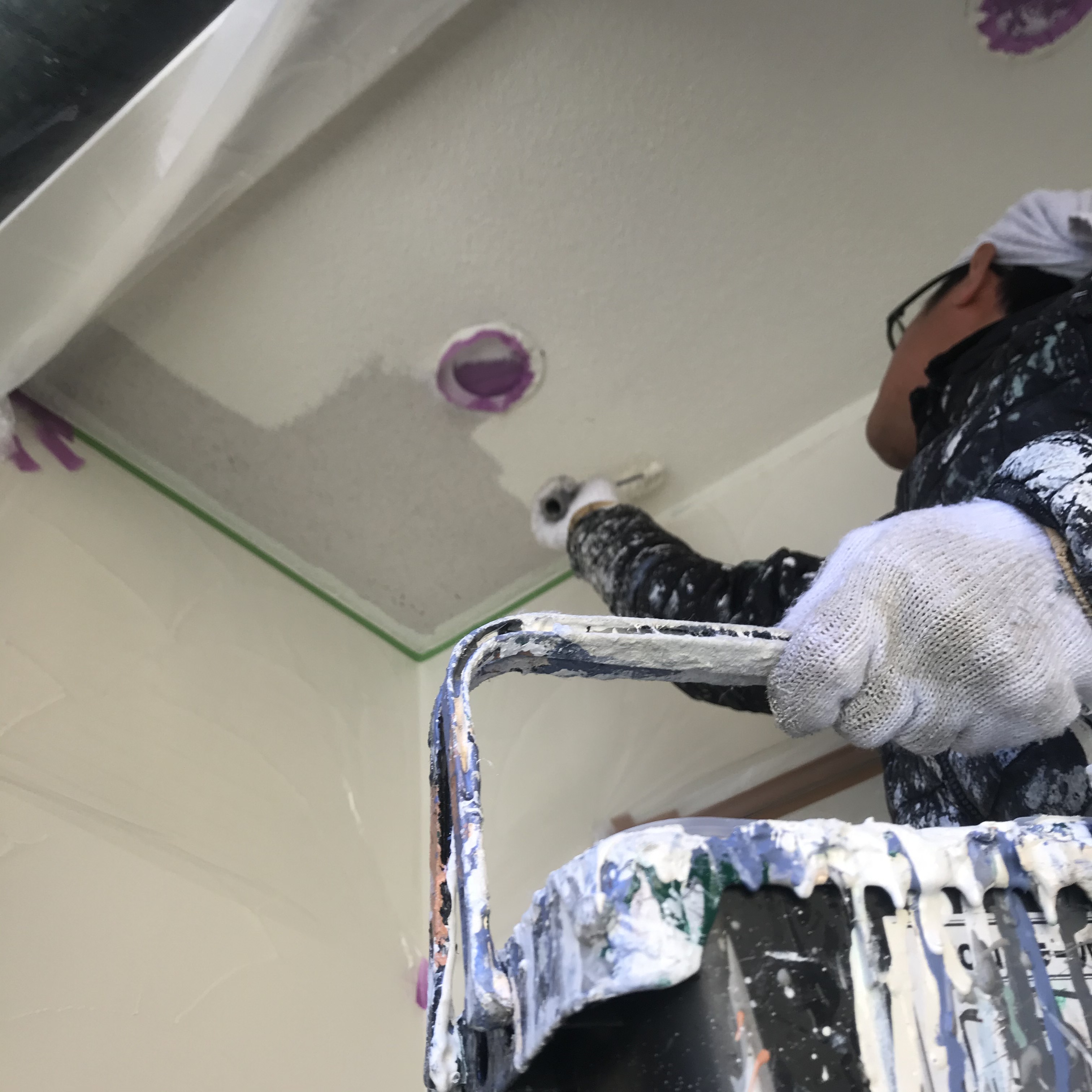 軒天井アレスノキテンコート仕上げ (1)