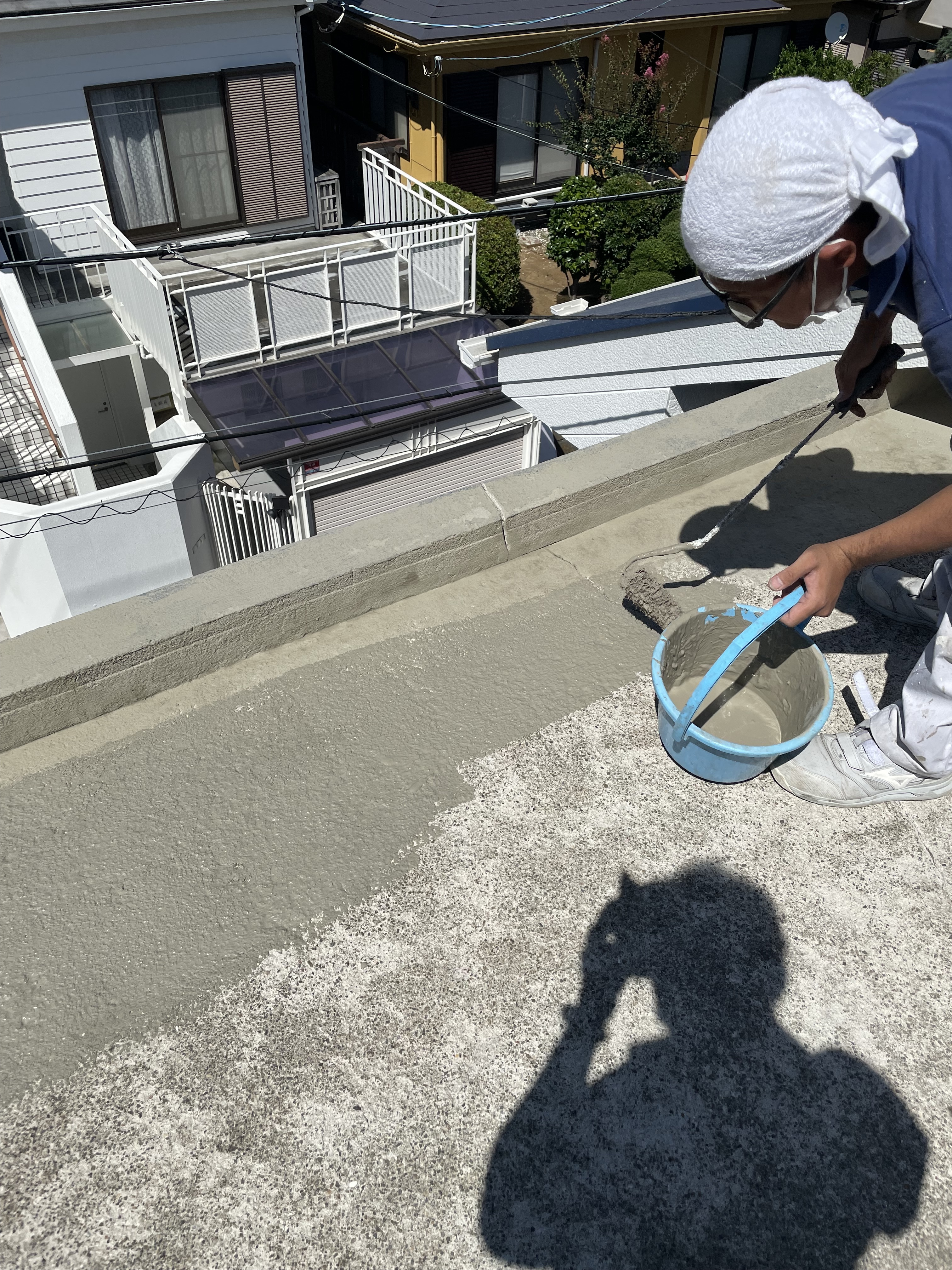 下地カチオン材塗布 (3)