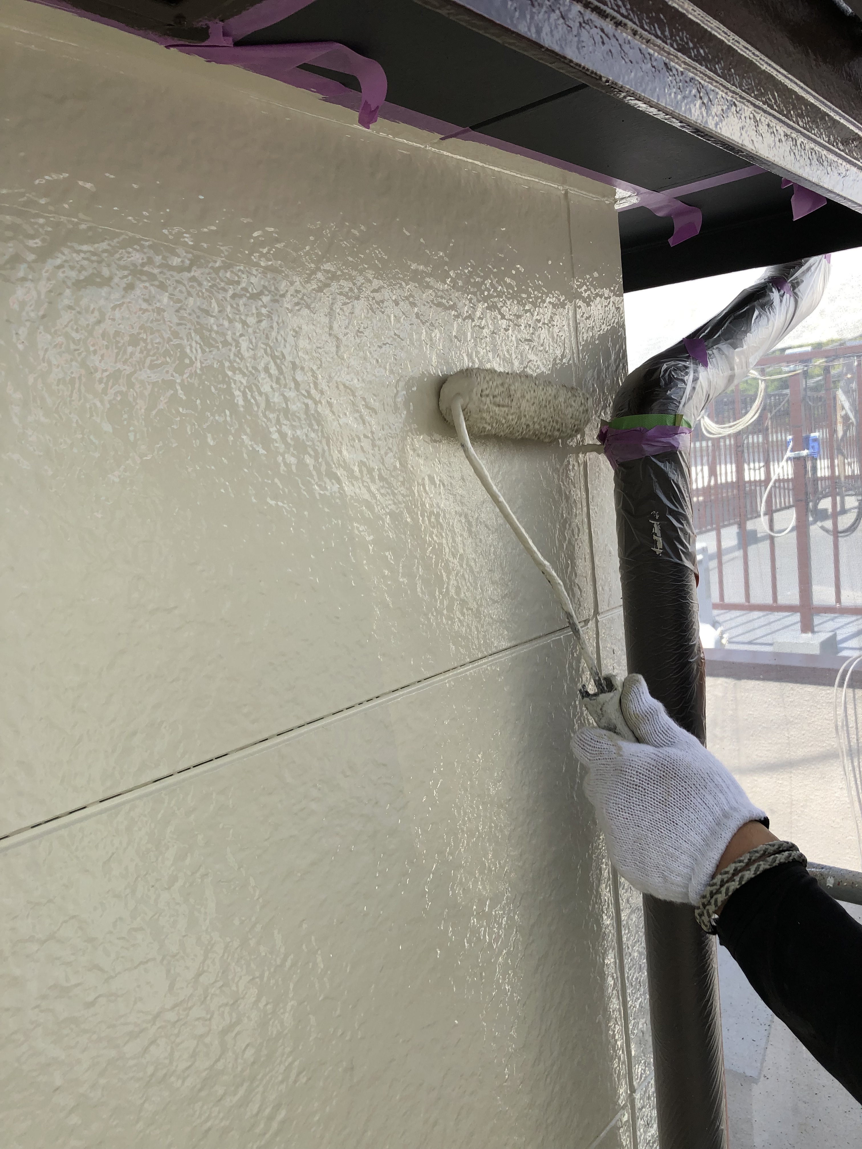 外壁セラエムシリコン上塗り (12)