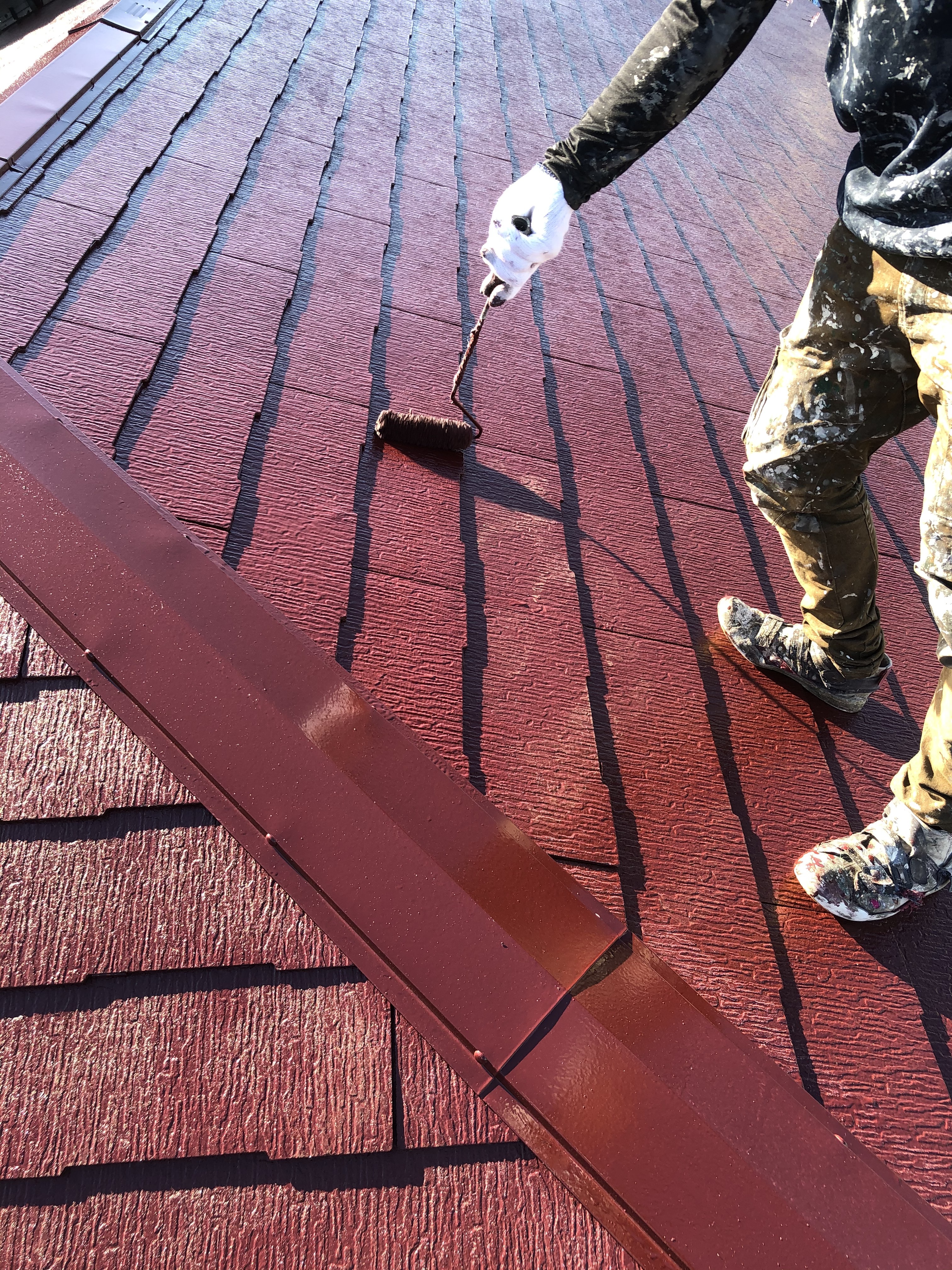 屋根上塗り (12)