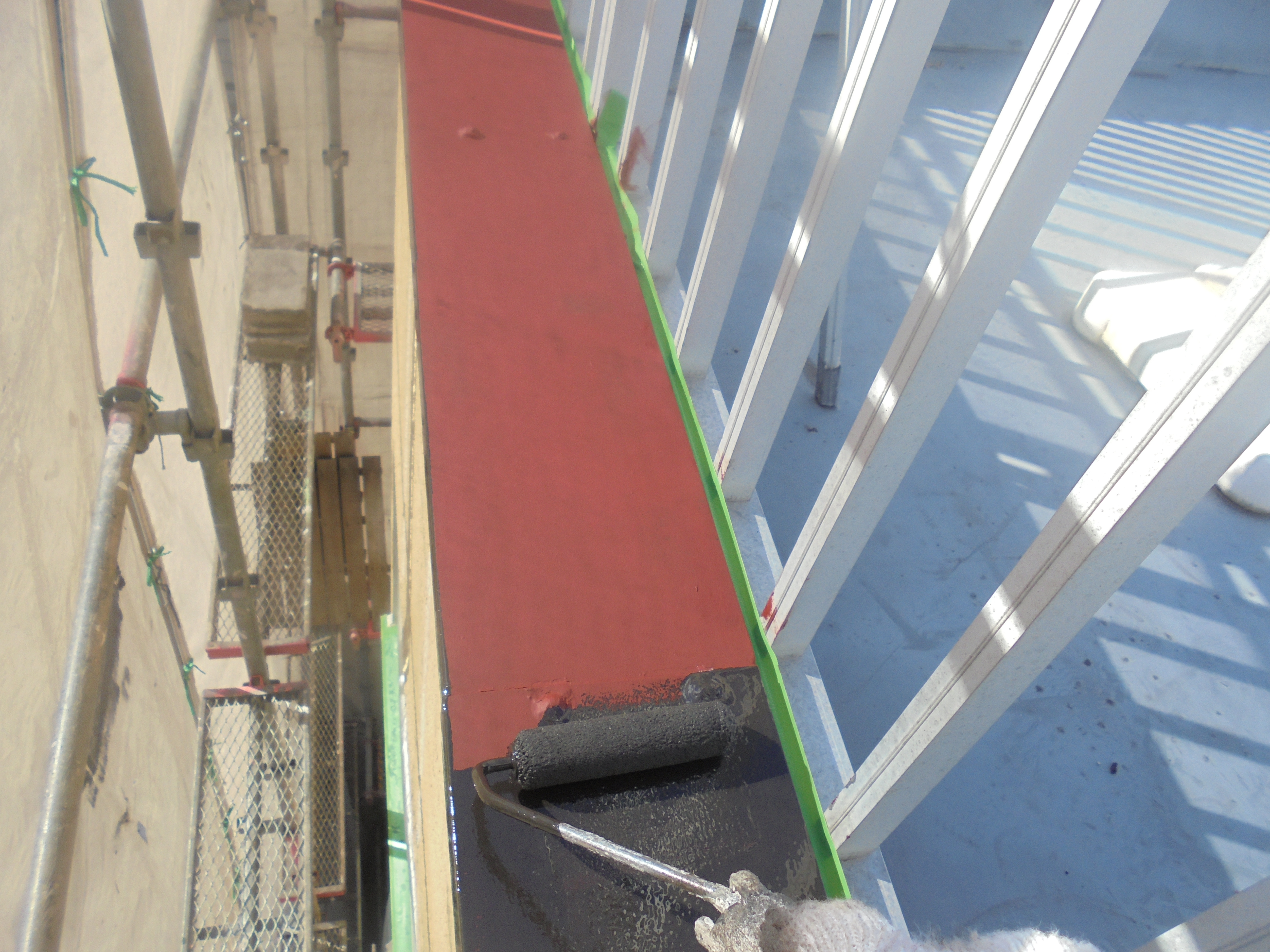 鉄部・樋 セラMレタン中塗り (7)