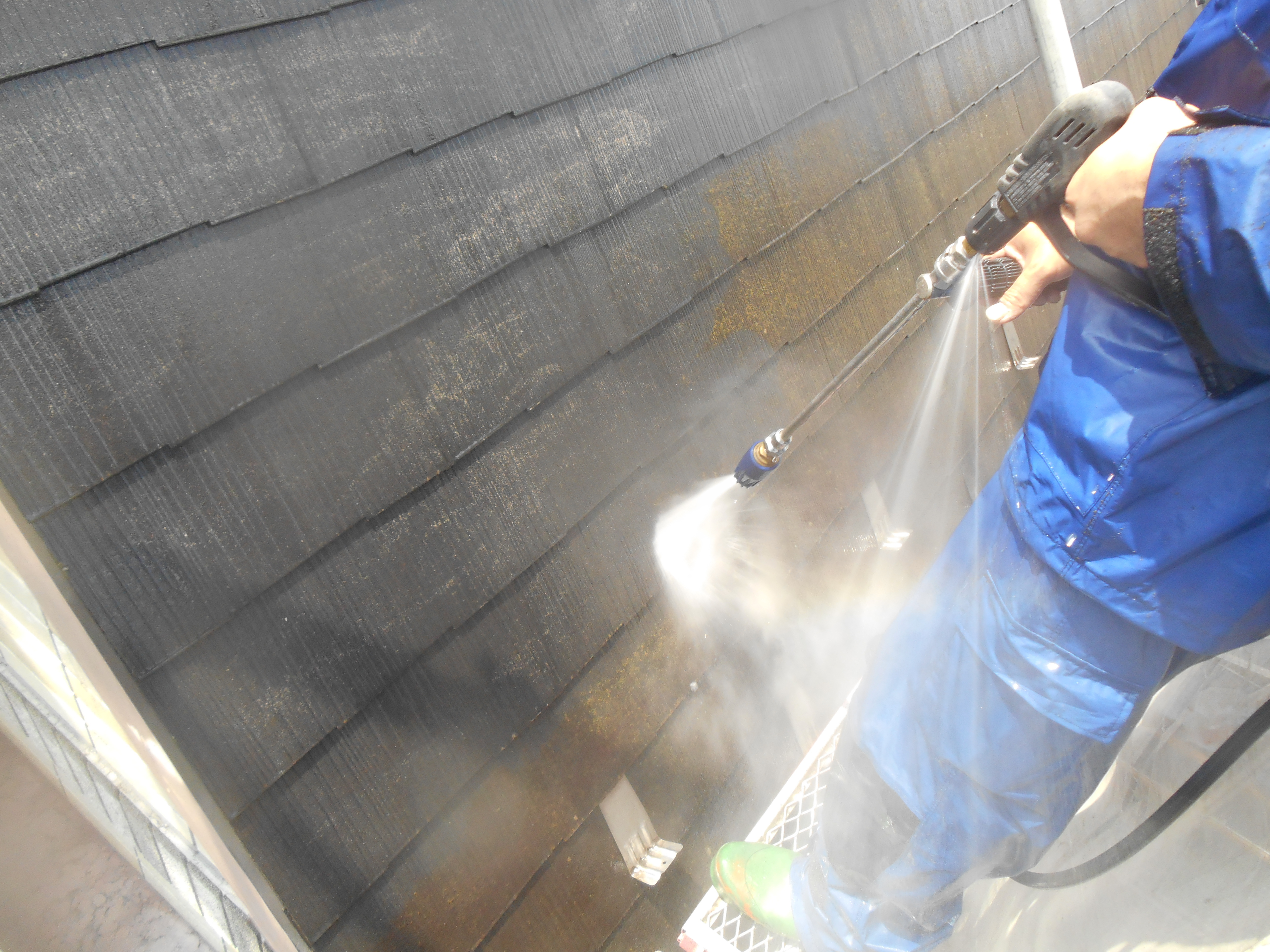 屋根高圧洗浄 (20)