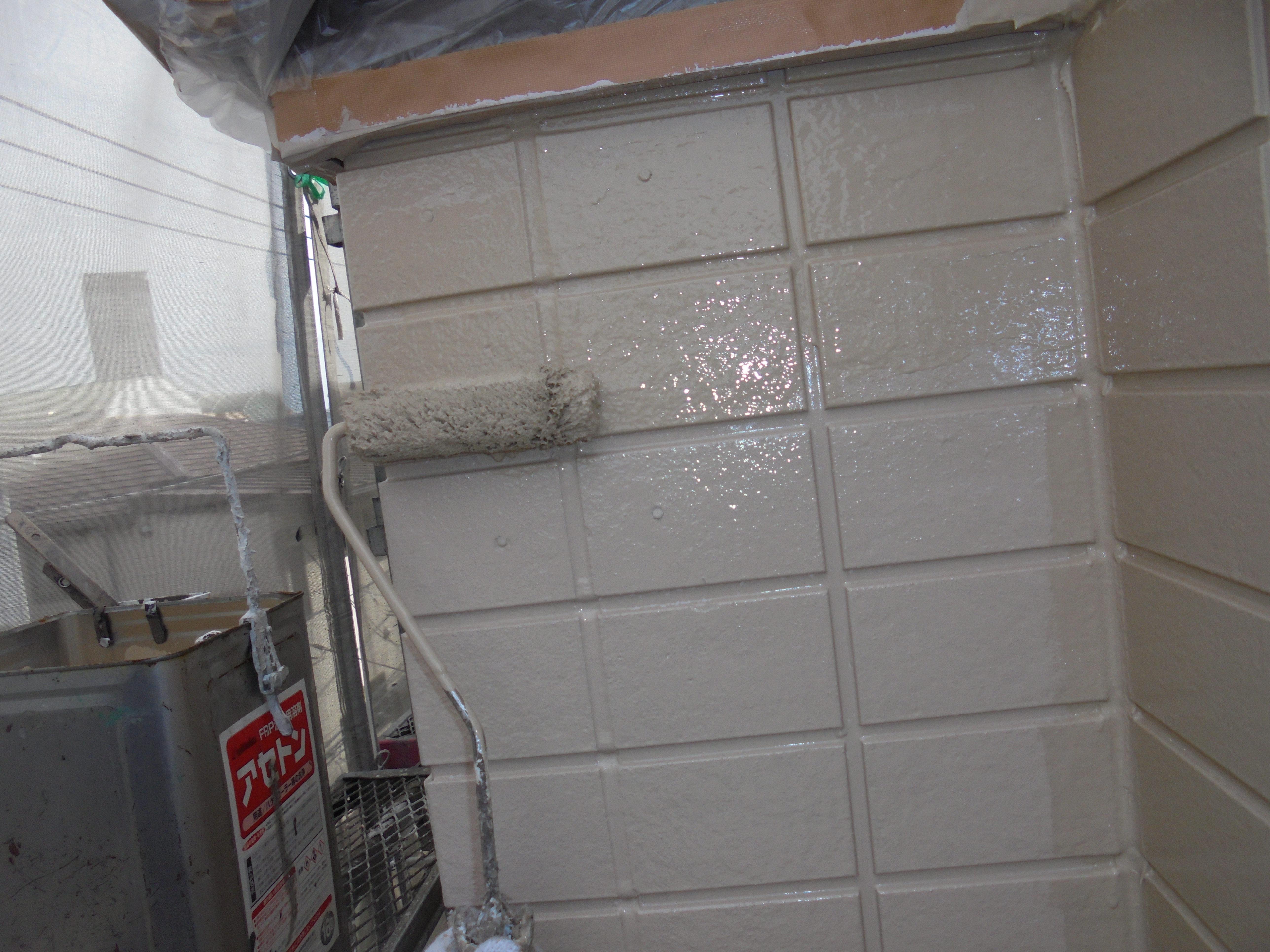 外壁セラMレタン上塗り (10)