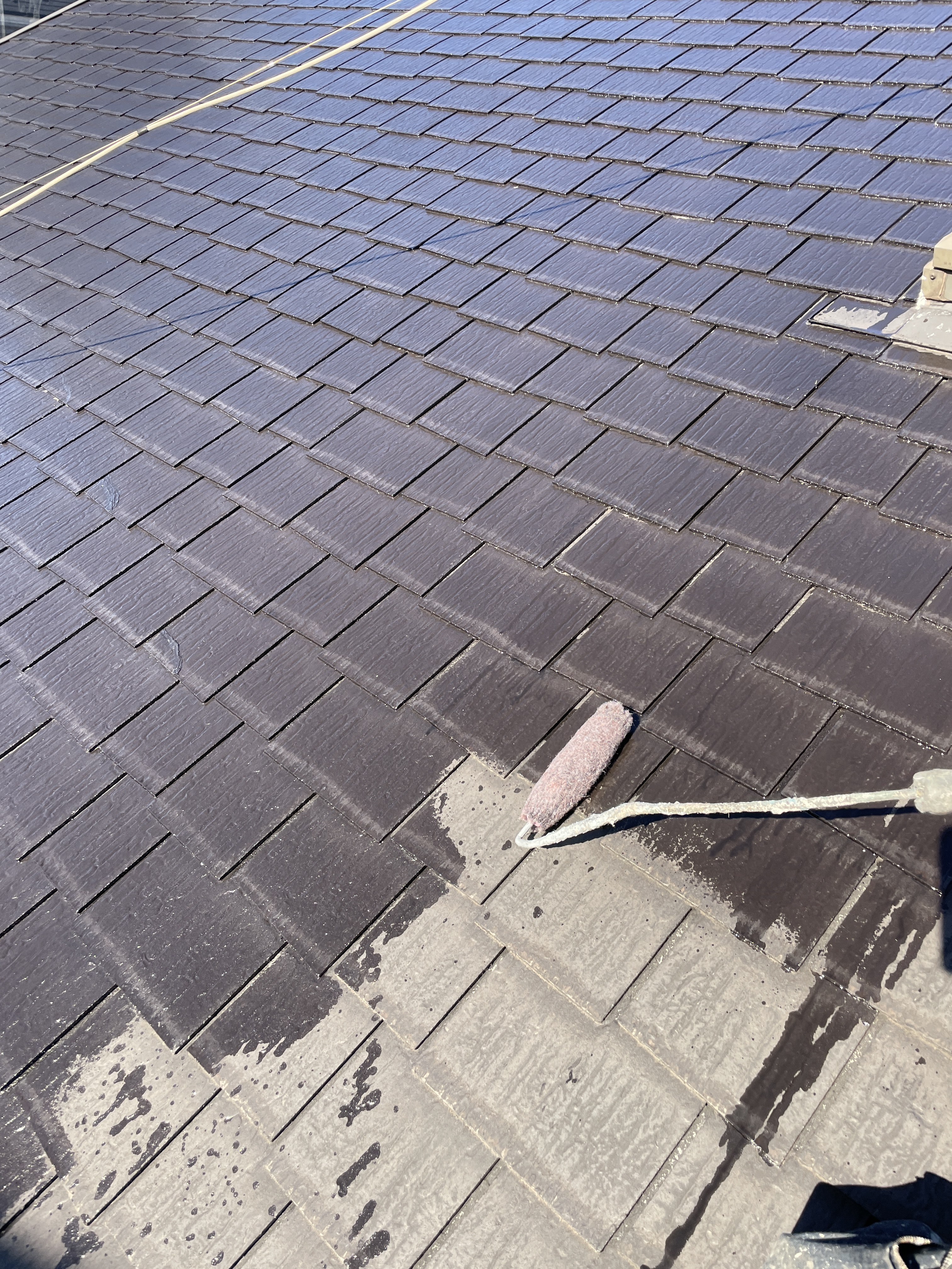 屋根ダイナミックプライマー下塗り (1)