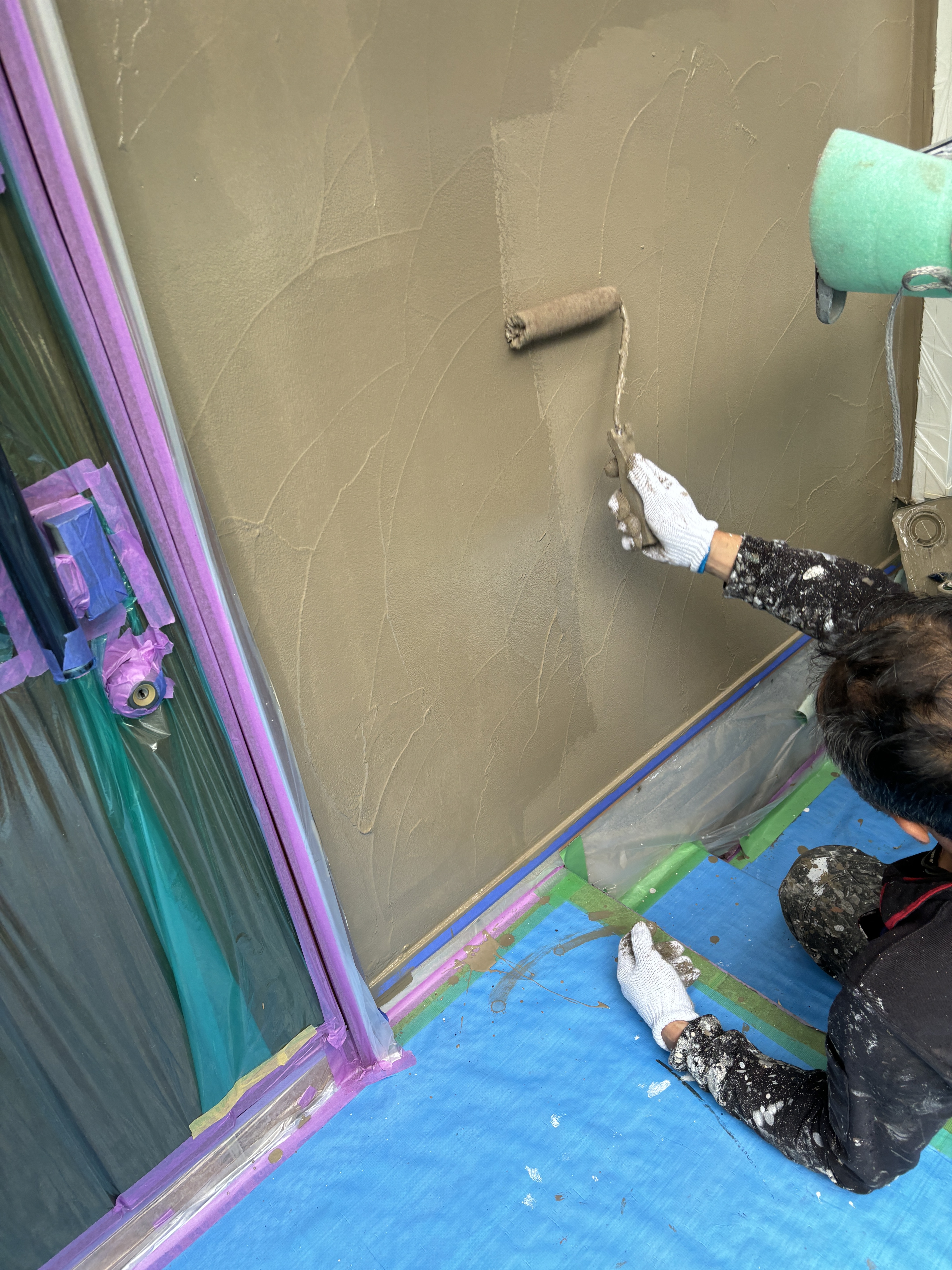 外壁塗装上塗り (1)