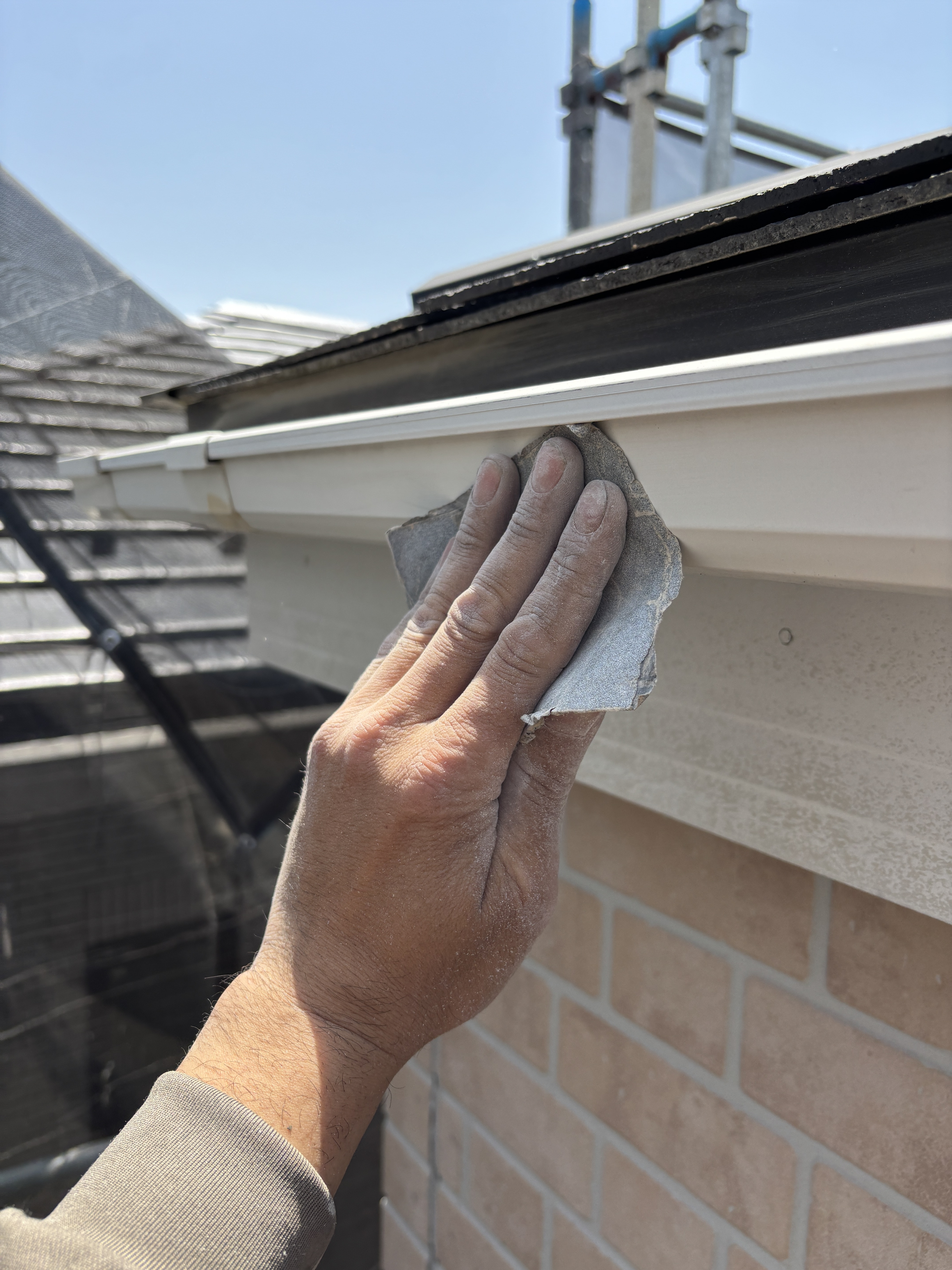 付帯部ケレン下地処理 (2)