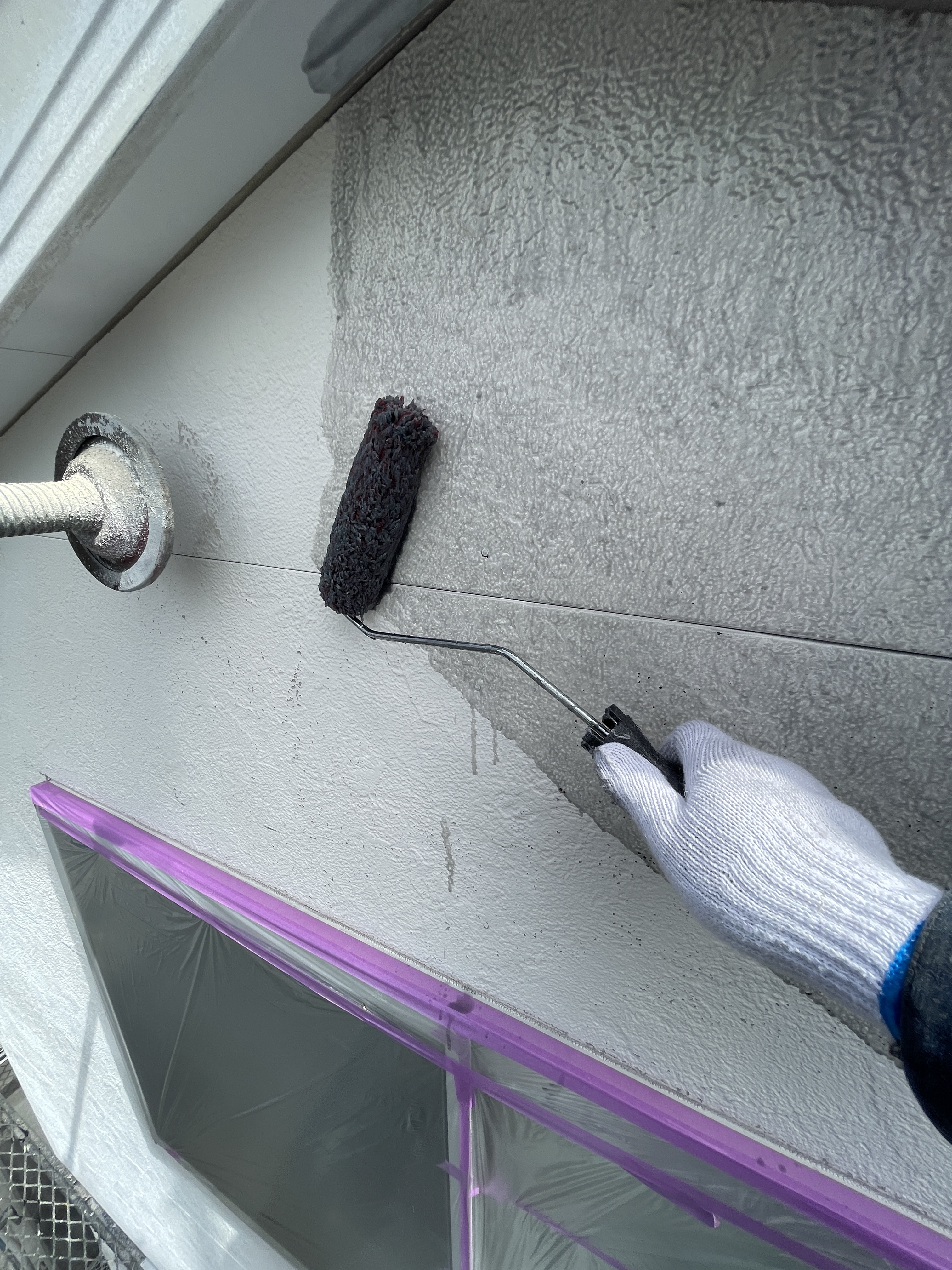 外壁・付帯部アレスダイナミックシーラー下塗り (6)