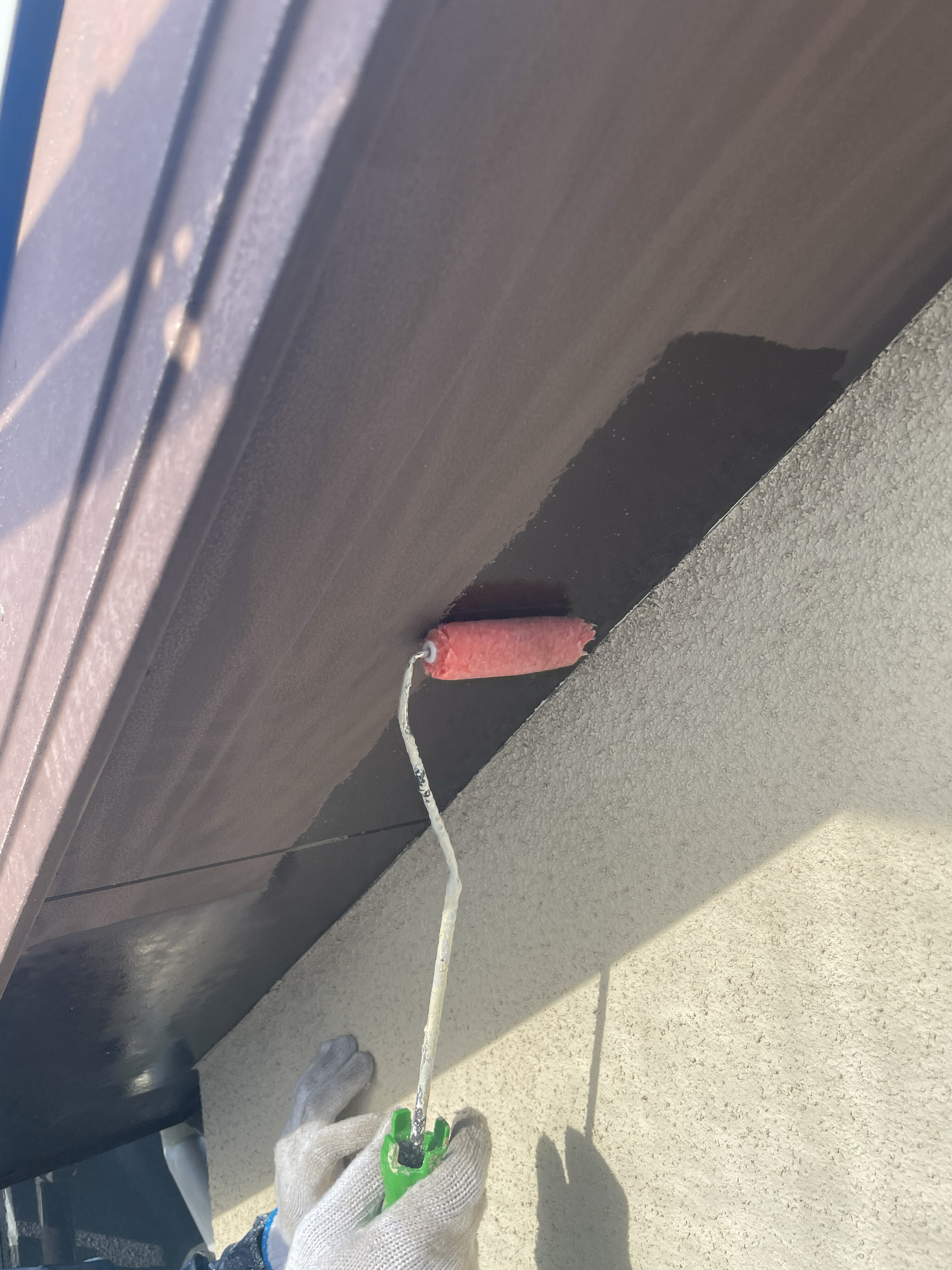 軒天井エポMシーラー塗布 (3)