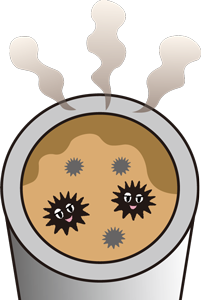 高圧洗浄|排水管が臭う