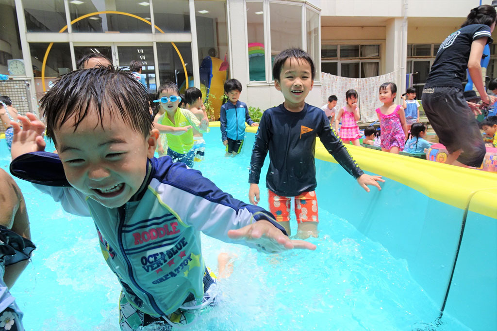 水あそび