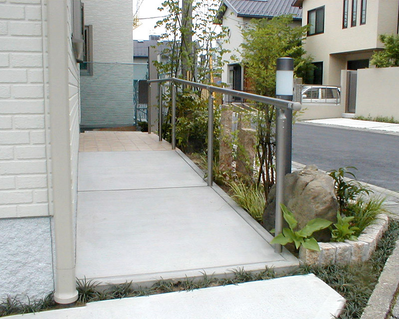 エクステリア事例|手すり工事