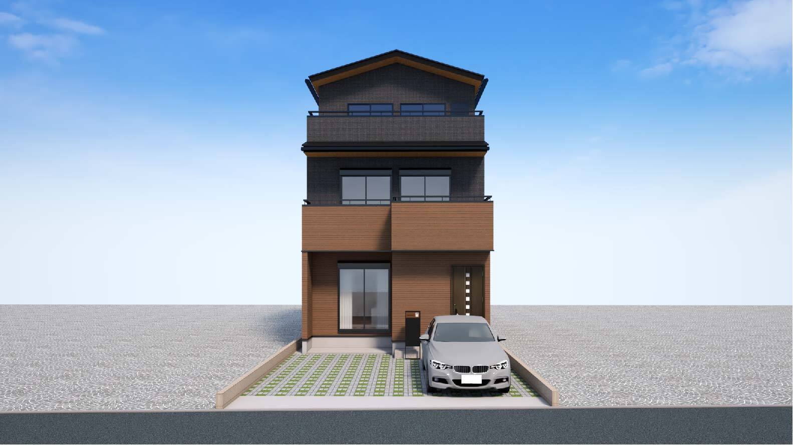 三津屋中(外観3階建て)