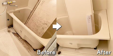 浴槽のクリーニング