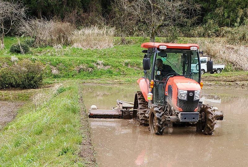 稲作1田均し