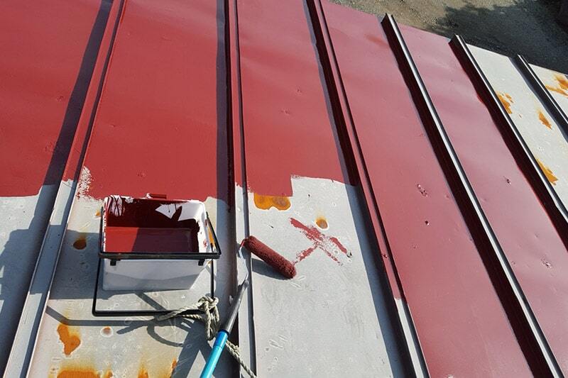 コロニアル・トタン屋根の塗替塗装