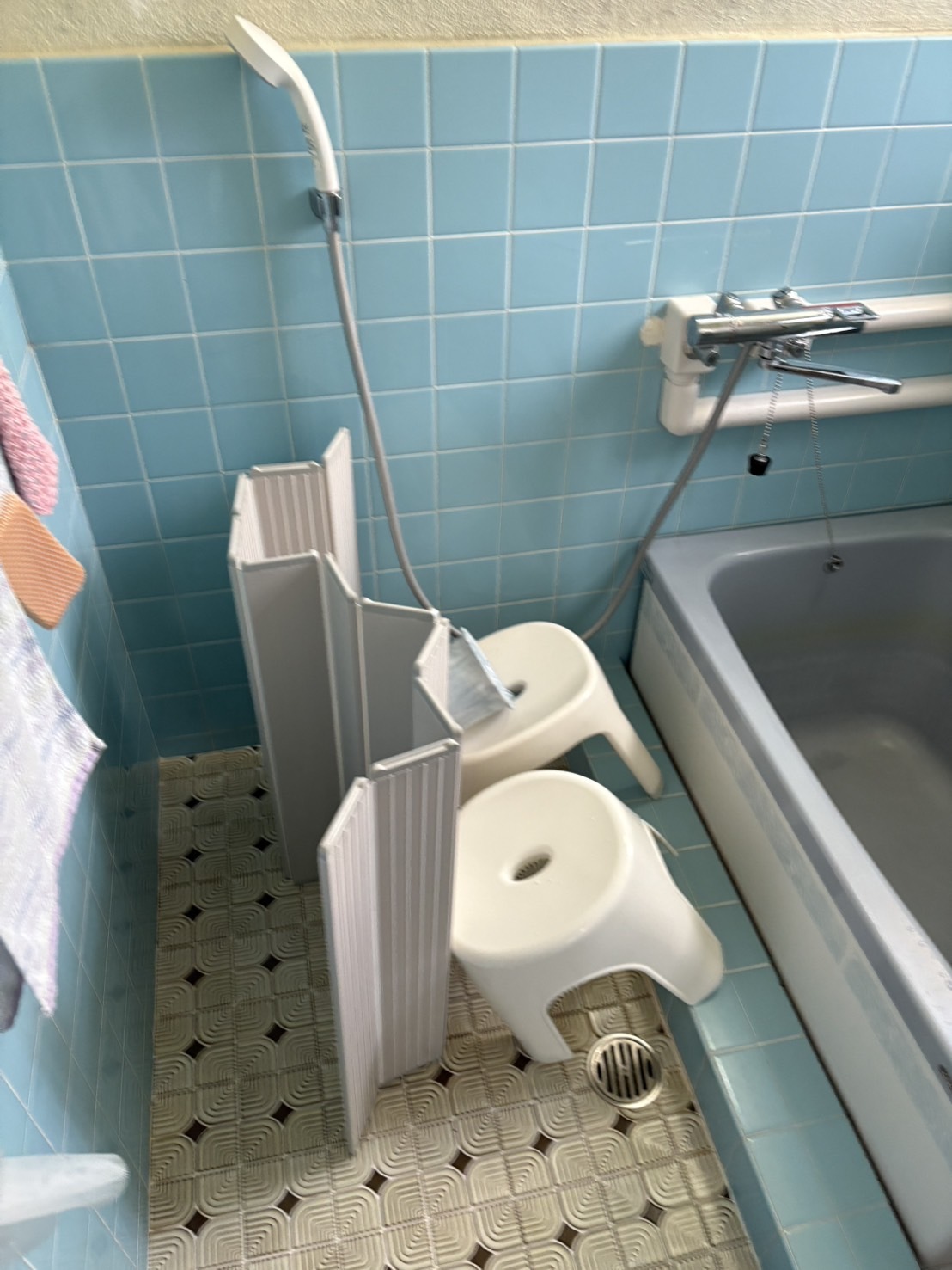 シャワー施工前