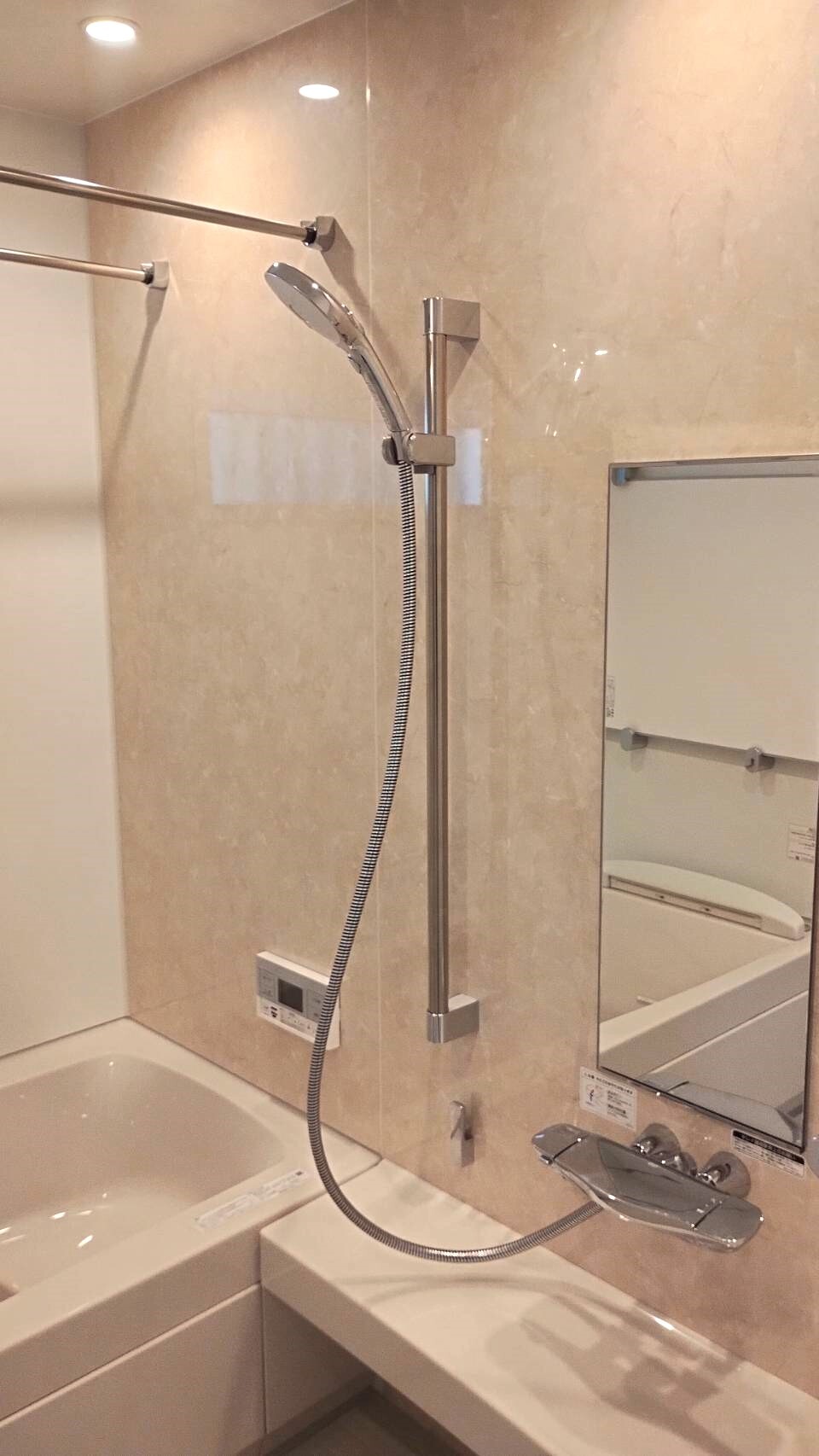 浴室シャワー施工後
