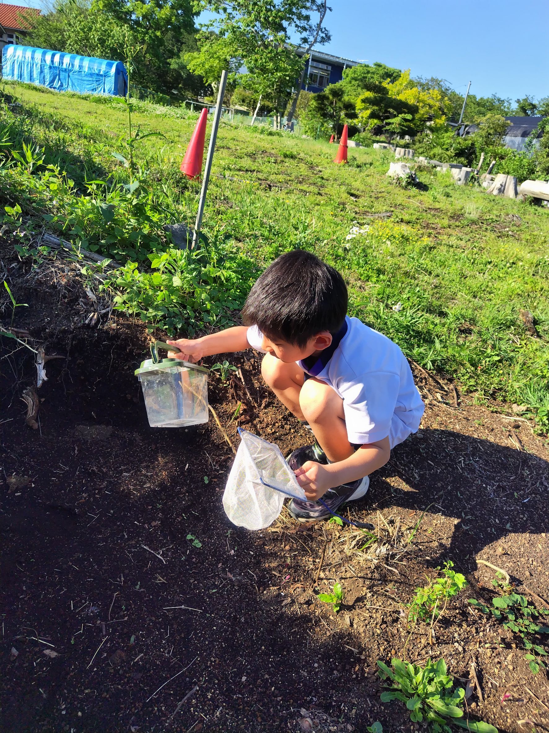 広場での遊び②