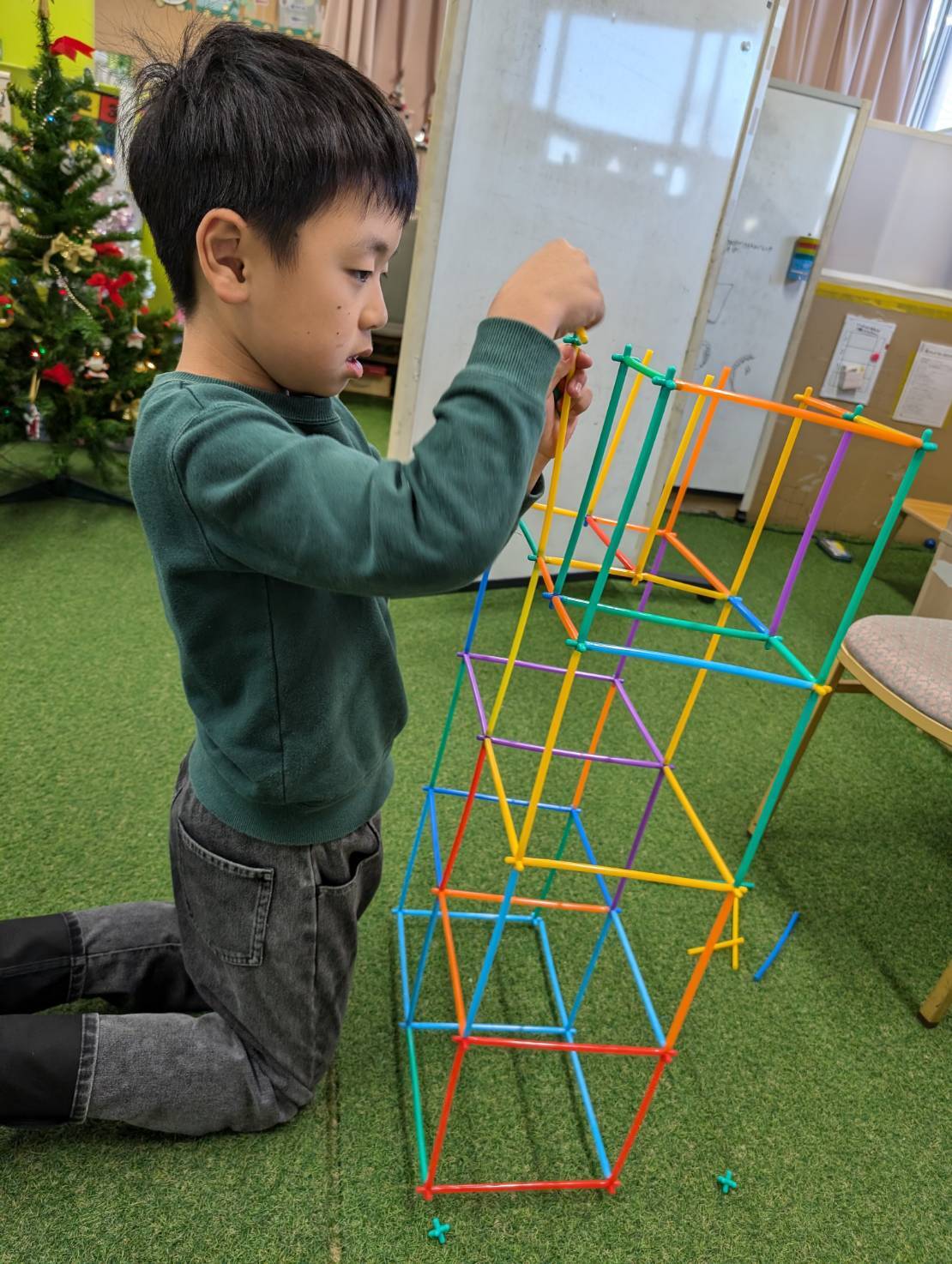 室内で自由遊び②