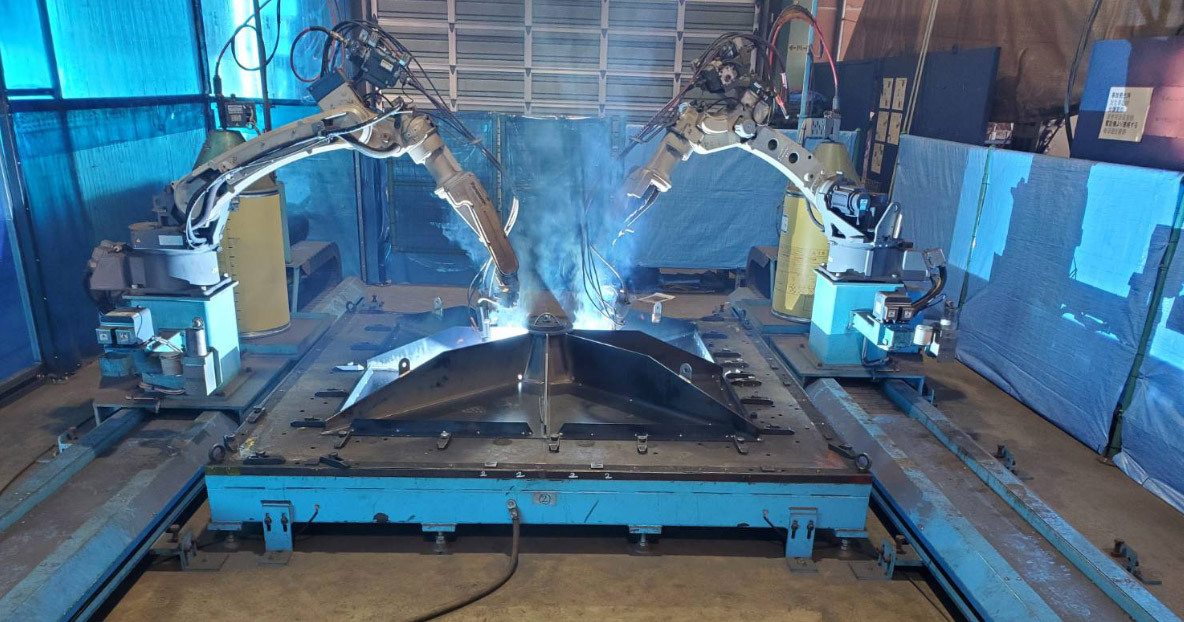 産業ロボット溶接