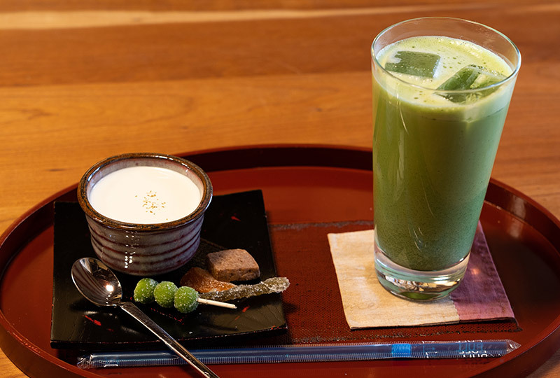 セットメニュー|おちらしとアイス抹茶ミルク