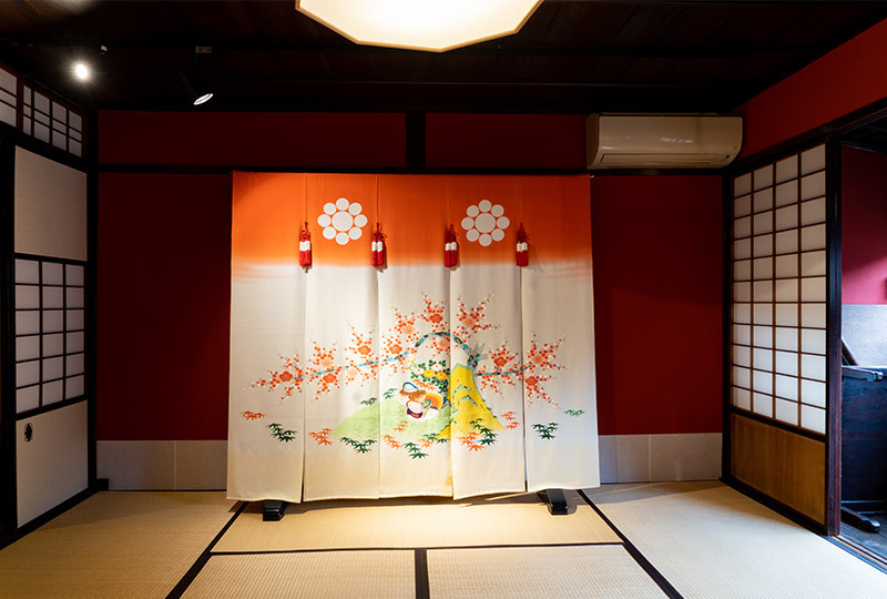 花嫁のれんもご用意がございます|レンタルスペース