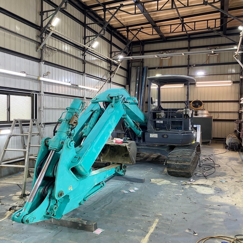 ◎重機 施工前 前方