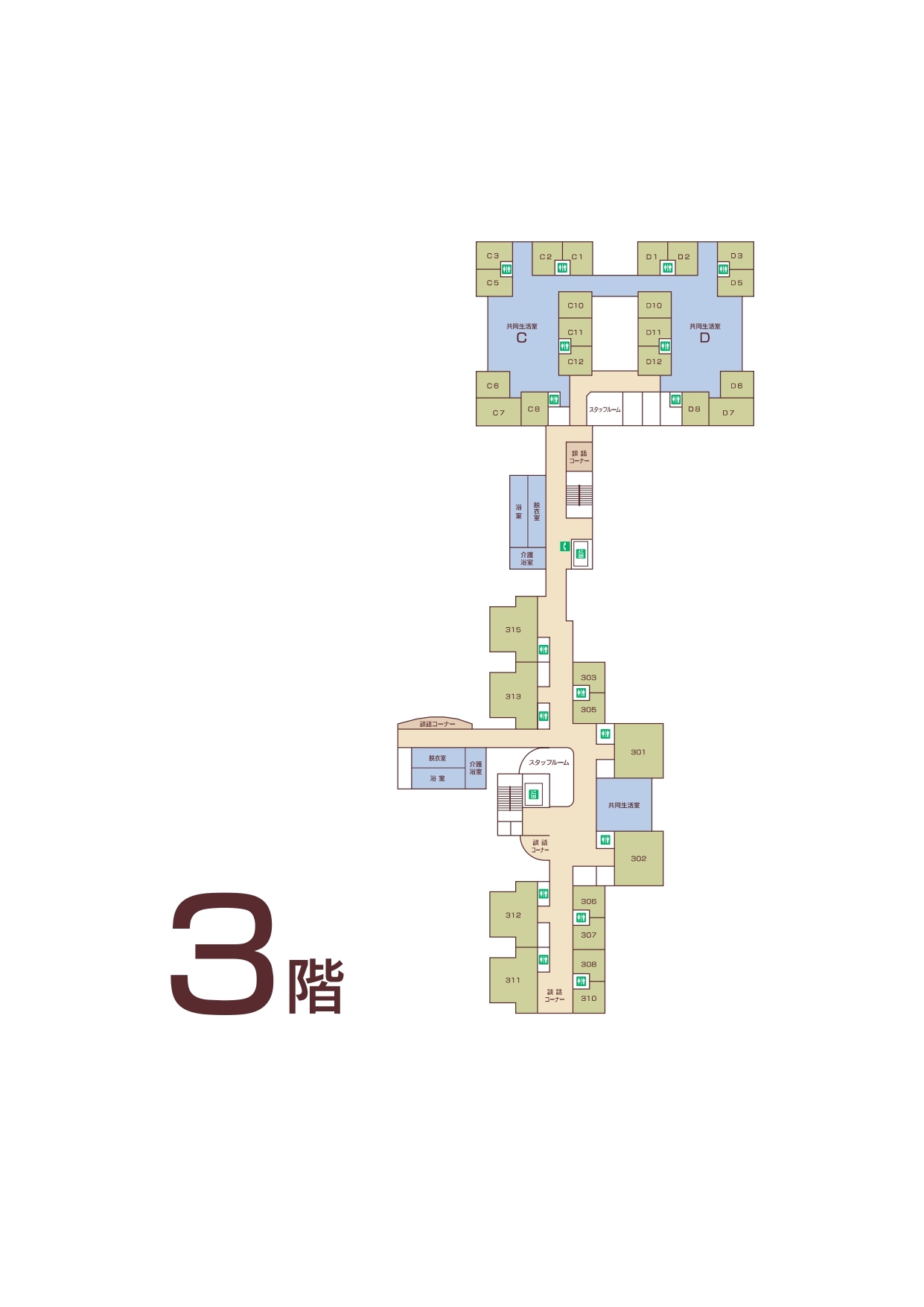 平面図3F