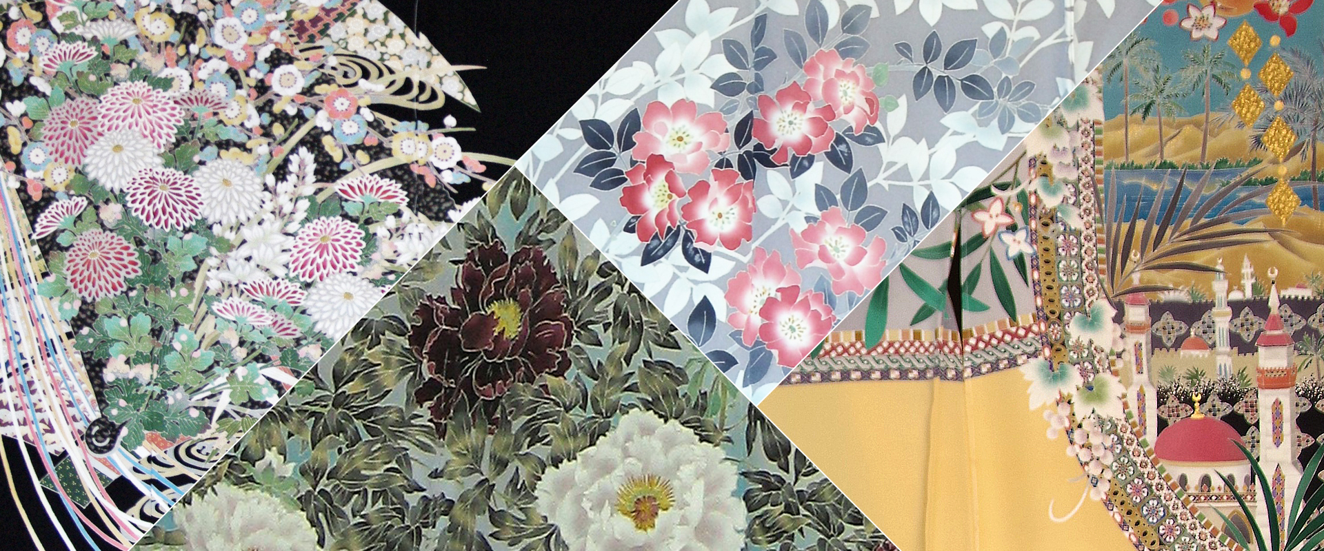 手描き加賀友禅の着物を制作