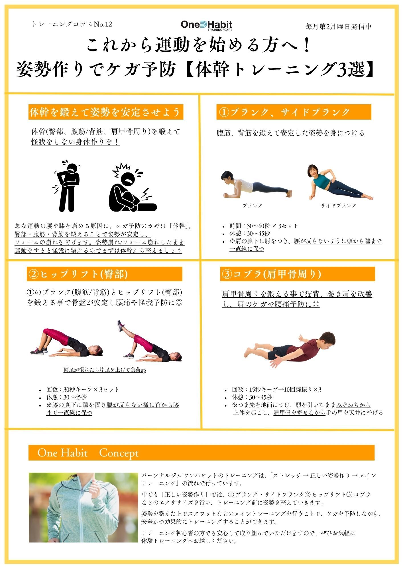 トレーニングコラム (2)