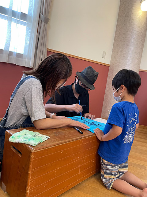 家族でTシャツ作り