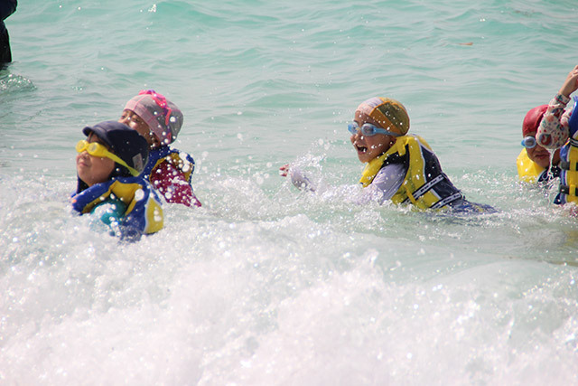 伊江ビーチ(海遊び)