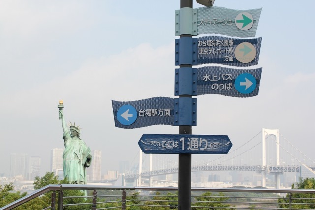 お台場ガイドボード