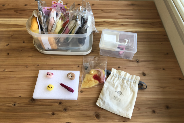 ニードルフェルト作業5