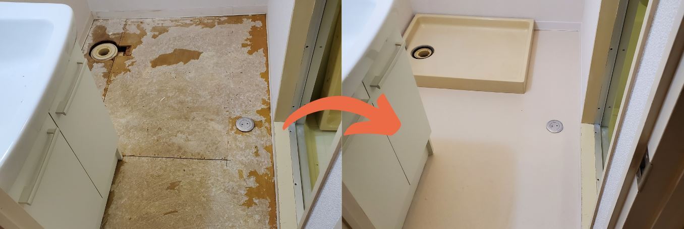 クッションフロア貼替え