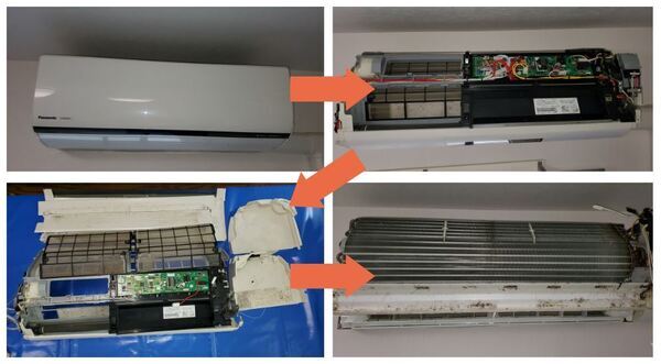 自動お掃除機能付きエアコン