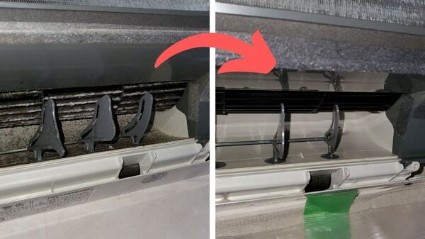 エアコン ビフォーアフター.