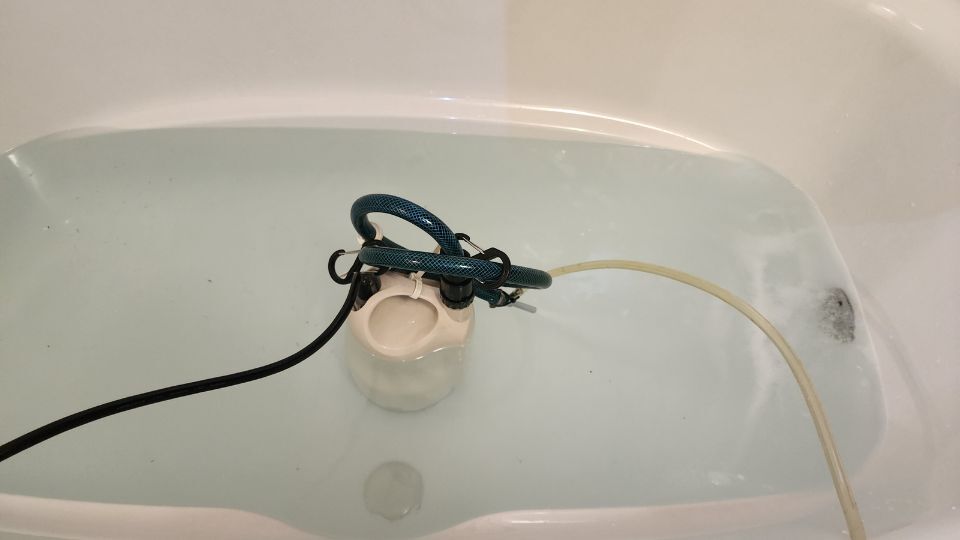 風呂釜追い焚き配管洗浄