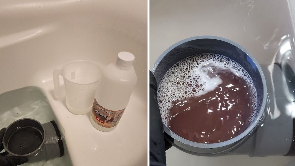 風呂釜追い焚き配管洗浄