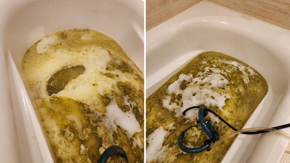 風呂釜追い焚き配管洗浄