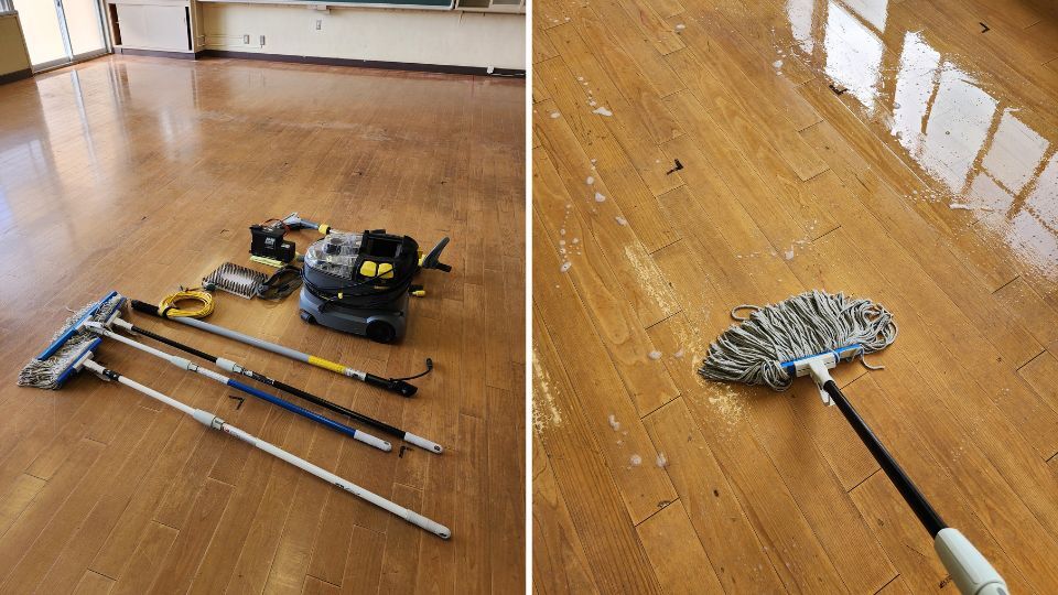 フロアクリーニング