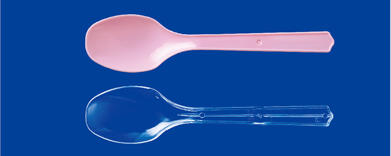 スプーン#130透明、ピンク