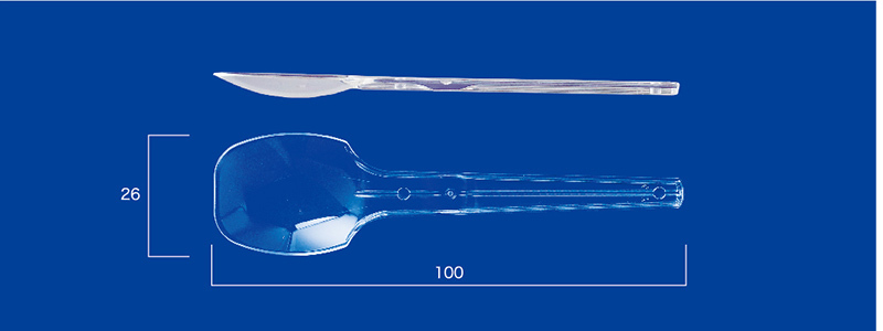 中スプーンB#100透明