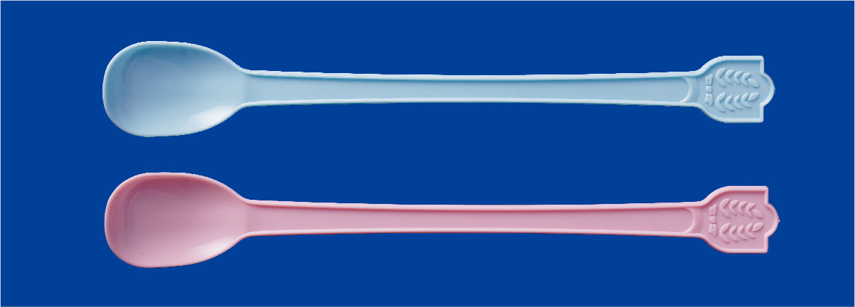 マドラースプーン ブルー ピンク